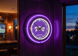 15" Texas Christian Neon Clock | TCU Horned Frogs Retro Neon Clock