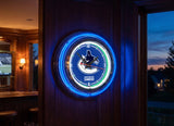 15" Vancouver Canucks Neon Clock