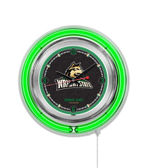 Wright State Raiders Officially Licensed Logo 15" Neon Clock