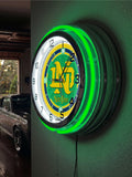 19" Notre Dame Vintage Neon Clock