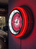 19" Alabama Crimson Roll Tide Neon Clock
