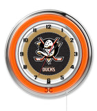 19" Anaheim Ducks Neon Clock