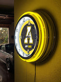 19" Appalachian State Mountaineers Neon Clock
