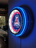 19" Arizona Wildcats Neon Clock