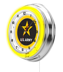 19" United States Army Neon Clock