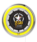 19" United States Army 250th Anniversary Neon Clock