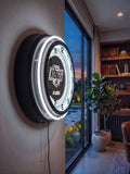 Los Angeles Kings Black Case Neon Clock