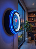 Toronto Blue Jays Black Case Neon Clock