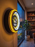 University of Missouri Black Case Neon Clock