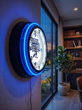University of North Florida Black Case Neon Clock