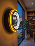 Wake Forest University Black Case Neon Clock