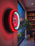 Western Kentucky University Black Case Neon Clock