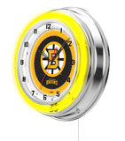 19" Boston Bruins Neon Clock