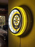 19" Boston Bruins Neon Clock