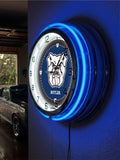 19" Butler Bulldogs Neon Clock