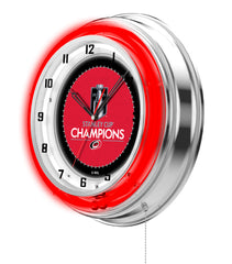 19" Carolina Hurricanes 2026 Stanley Cup Neon Clock