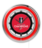 19" Carolina Hurricanes 2026 Stanley Cup Neon Clock