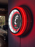 19" Cincinnati Bearcats Neon Clock