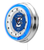 19" Creighton Bluejays Neon Clock