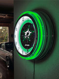 19" Dallas Stars Neon Clock