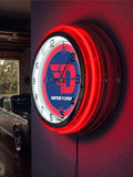 19" Dayton Flyers Neon Clock