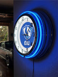 19" Eastern Illinois Panthers Neon Clock