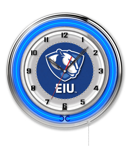 19" Eastern Illinois Panthers Neon Clock