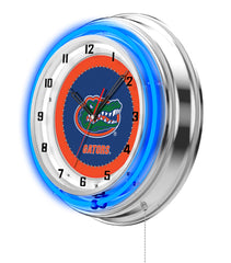 19" University of Florida Gators Neon Clock