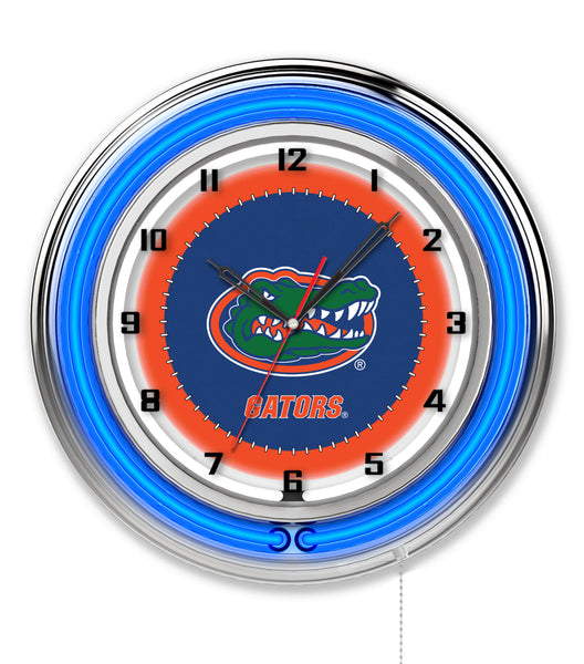 19" University of Florida Gators Neon Clock