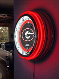 19" Georgia Bulldogs G Script Neon Clock