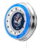 19" Georgetown Hoyas Neon Clock