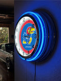 19" Kansas Jayhawks Neon Clock