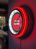 19" Louisiana at Lafayette Ragin Cajuns Neon Clock