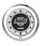 19" LA Kings Neon Clock