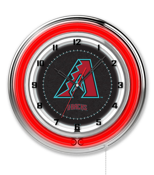 19" Arizona Diamondbacks Neon Clock