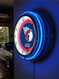 19" Cleveland Guardians Neon Clock