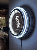 19" Chicago White Sox Neon Clock