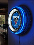 19" Maine Neon Clock | UM Black Bears Retro Neon Clock