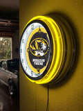 19" University of Missouri Tigers Neon Clock