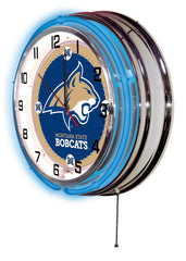 19" Montana State Bobcats Neon Clock