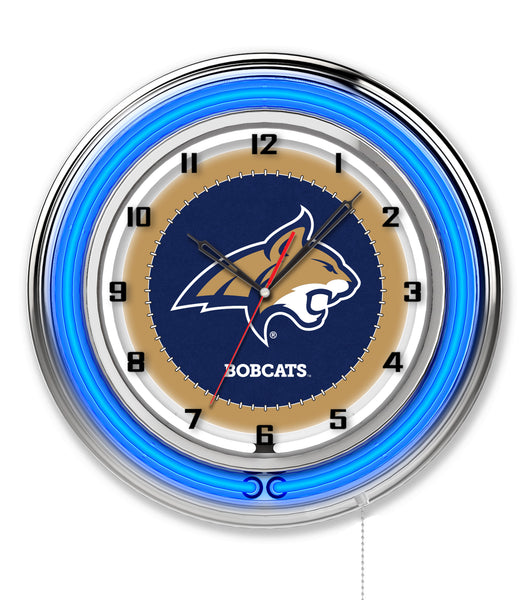 19" Montana State Bobcats Neon Clock