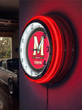 19" Maryland Terrapins Neon Clock