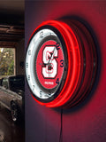 19" North Carolina State Wolfpack Neon Clock