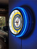19" United States Navy Neon Clock