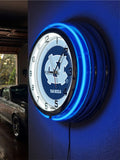 19" North Carolina Tar Heels Neon Clock