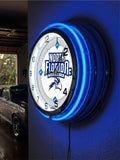 19" North Florida Ospreys Neon Clock