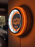19" Oklahoma State University Cowboys Neon Clock