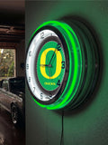 19" University of Oregon Ducks Neon Clock
