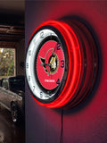 19" Ottawa Senators Neon Clock
