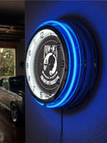 19" United States POW Neon Clock
